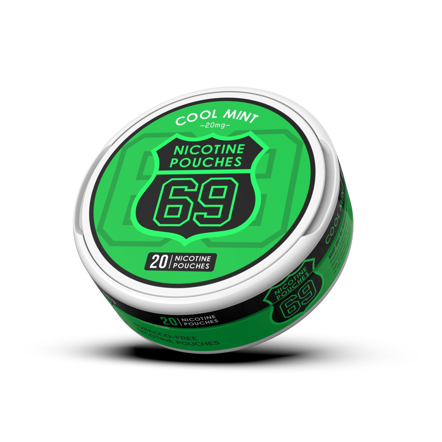 69 Nicotine Pouches Snus 20mg Tobacco-Free Slim 20pcs /can