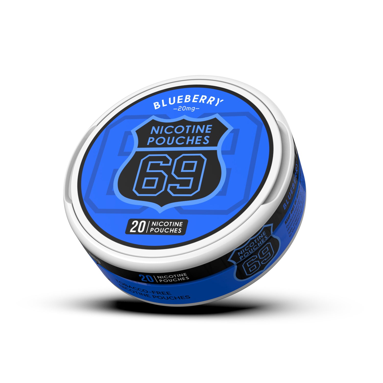 69 Nicotine Pouches Snus 20mg Tobacco-Free Slim 20pcs /can