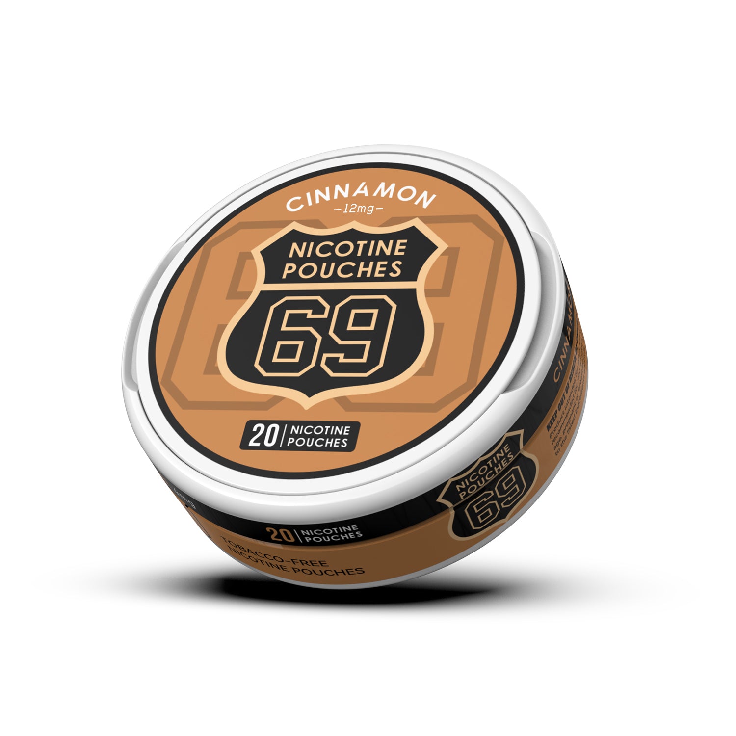 69 Nicotine Pouches Snus 12mg Tobacco-Free Slim 20pcs /can