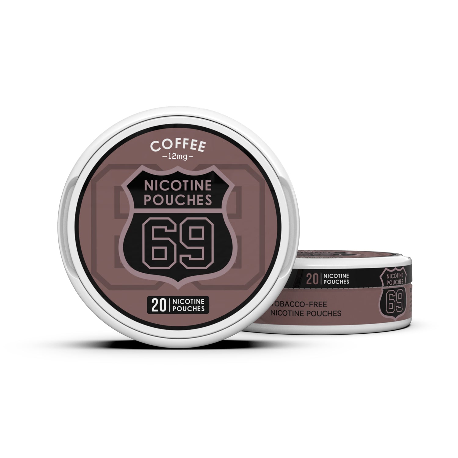 69 Nicotine Pouches Snus 12mg Tobacco-Free Slim 20pcs /can