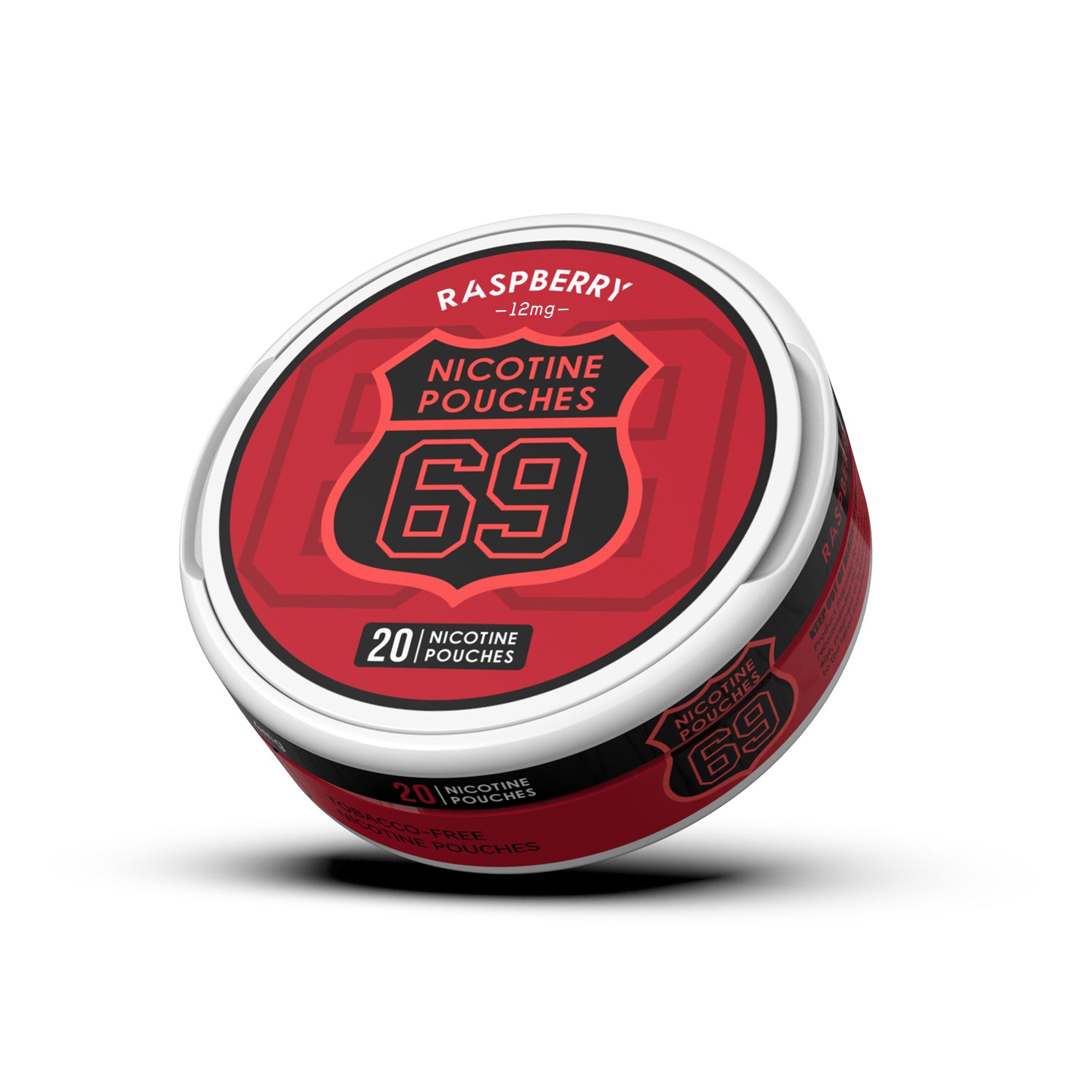 69 Nicotine Pouches Snus 12mg Tobacco-Free Slim 20pcs /can