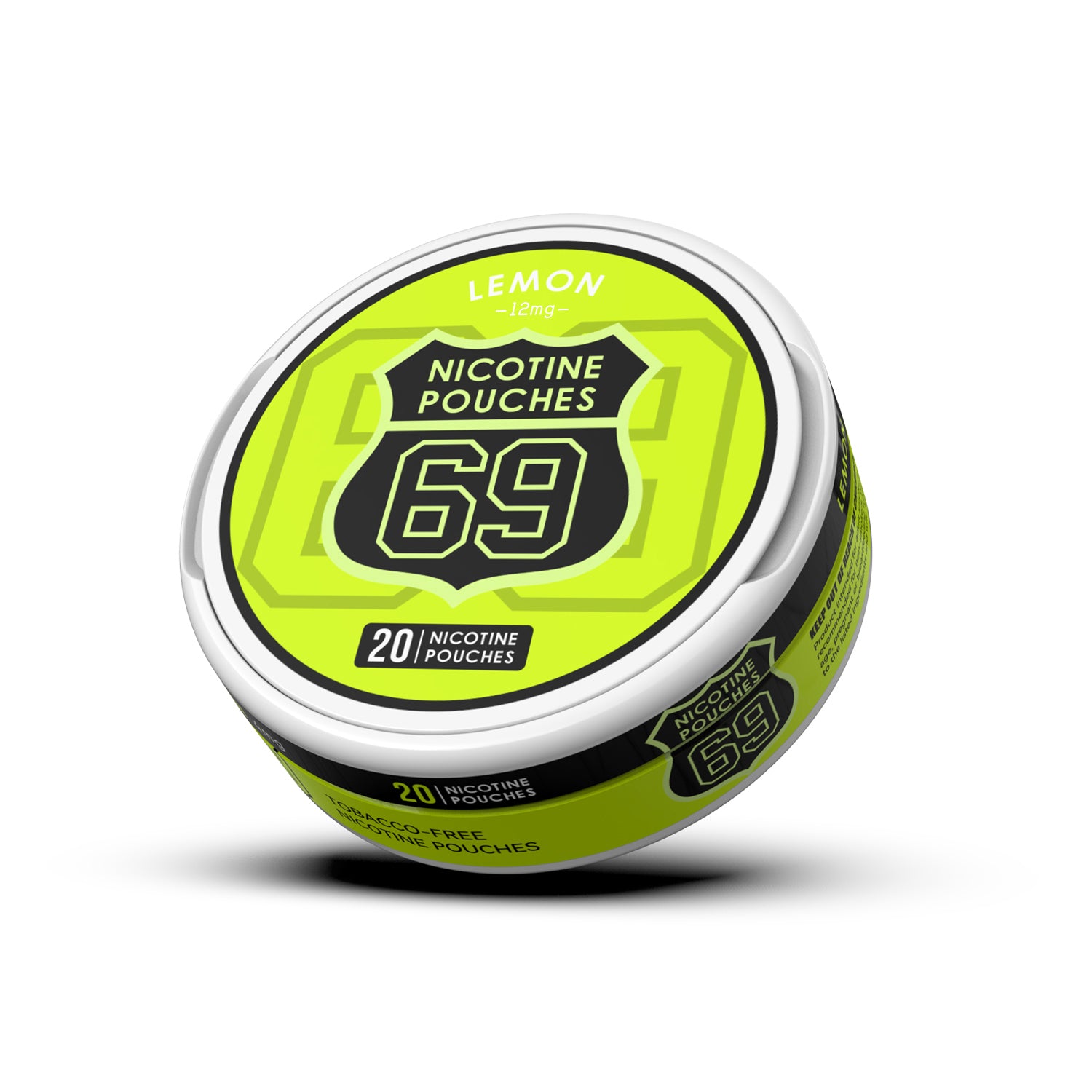 69 Nicotine Pouches Snus 12mg Tobacco-Free Slim 20pcs /can