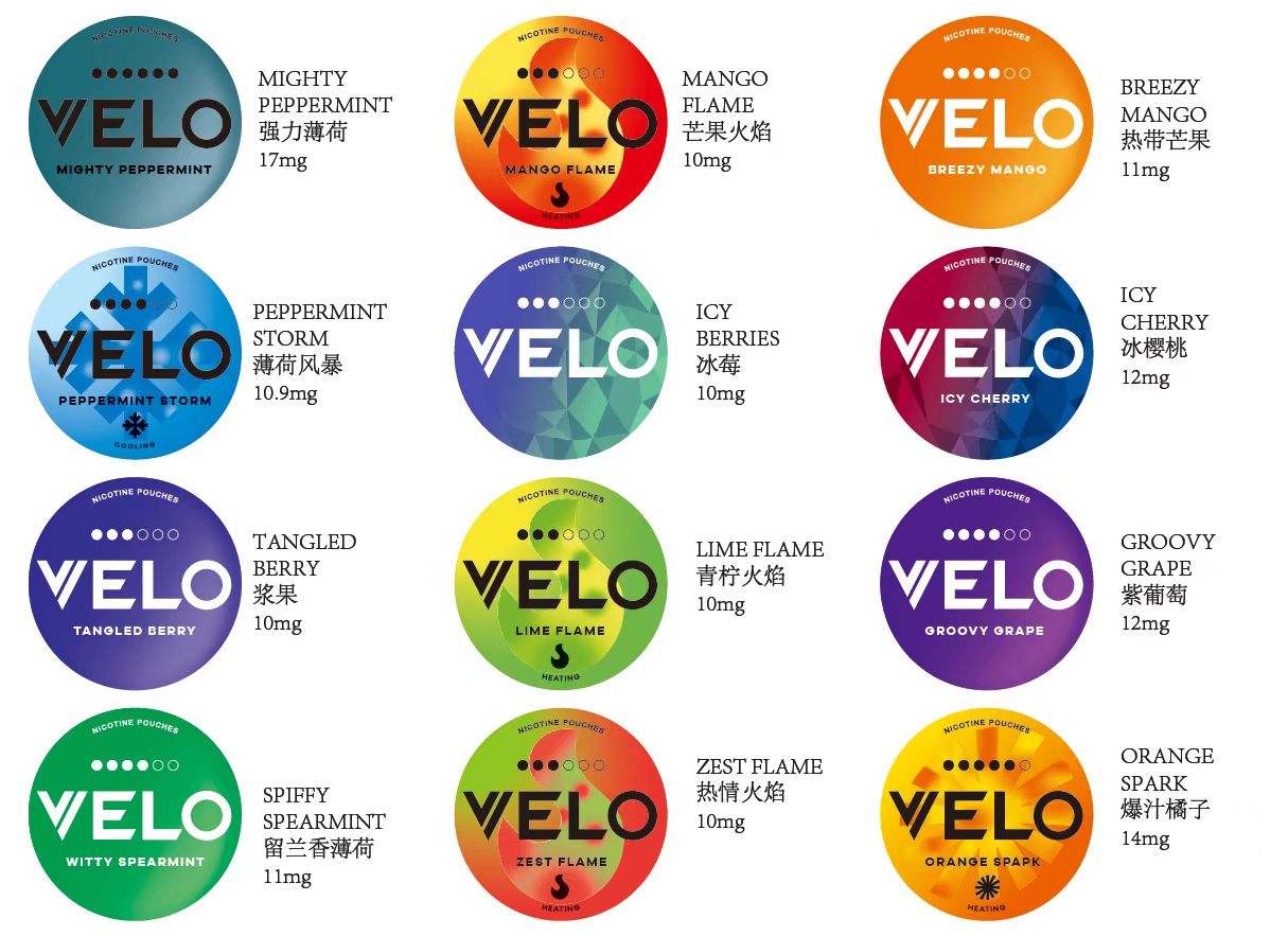 VELO Nicotine Pouches Snus NEW (Wholesale ONLY)