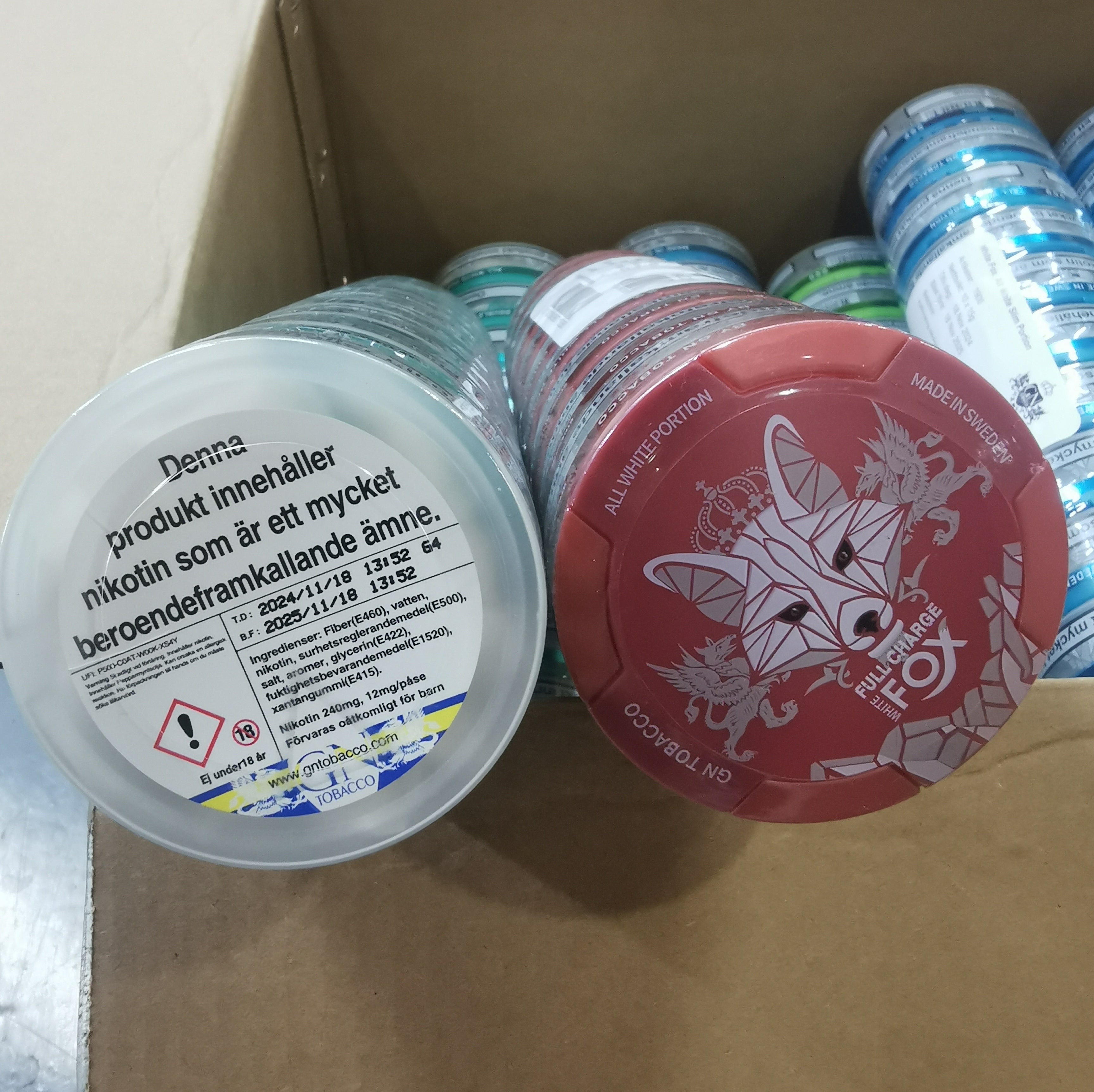 White Fox Nicotine Pouches Snus (Wholesale ONLY)