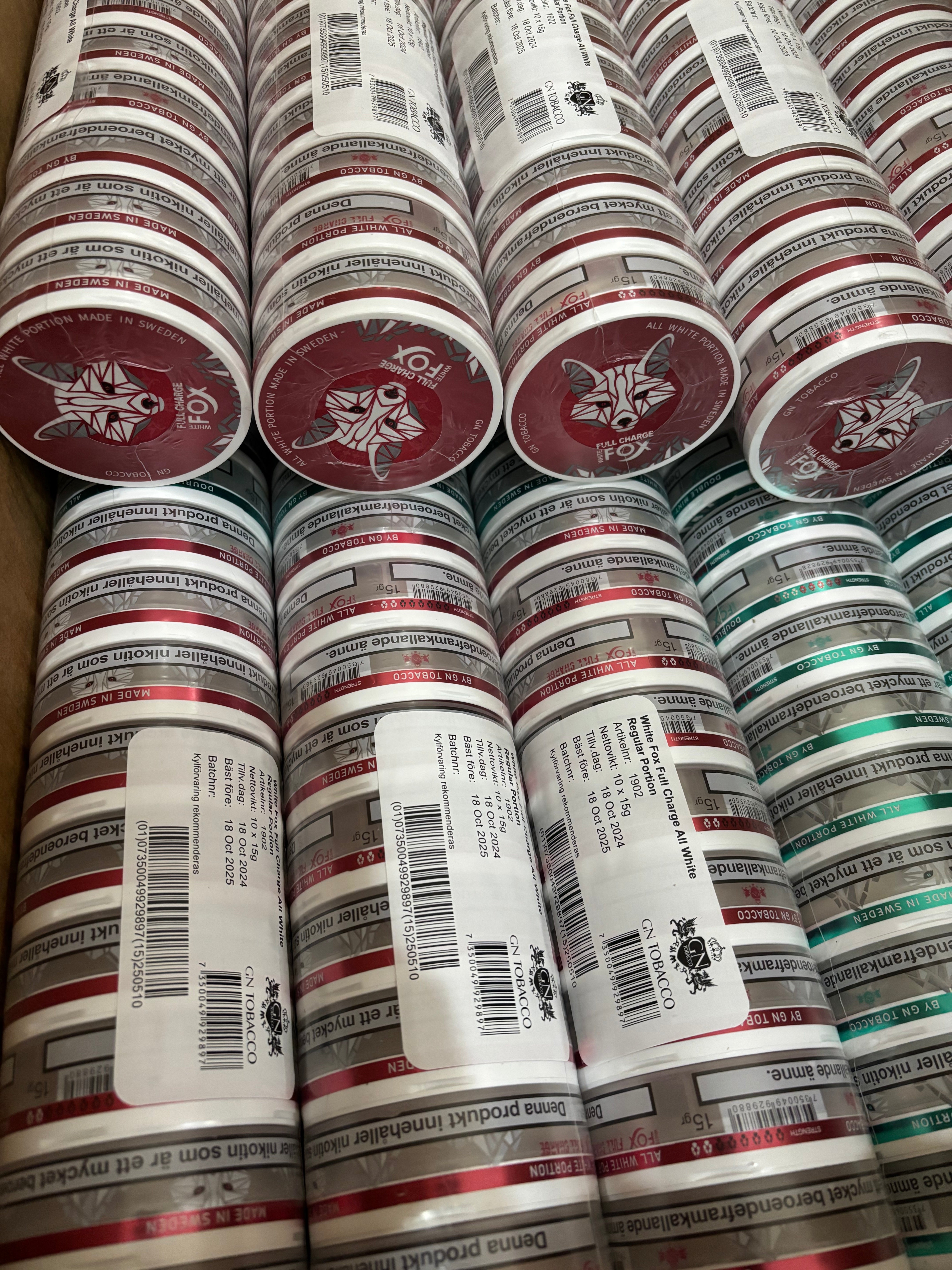 White Fox Nicotine Pouches (Wholesale ONLY)