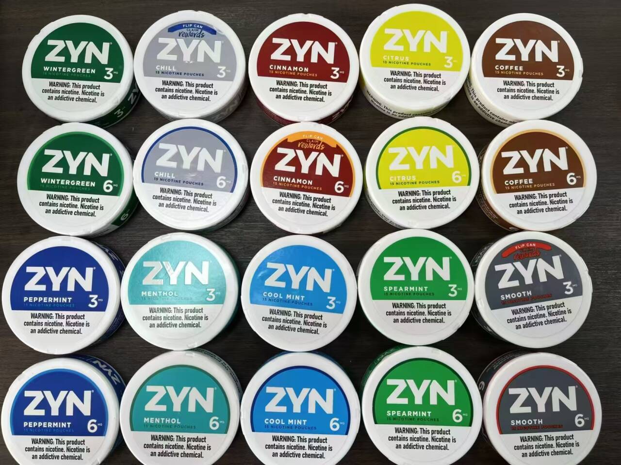 ZYN Nicotine Pouches US version (Wholesale ONLY)